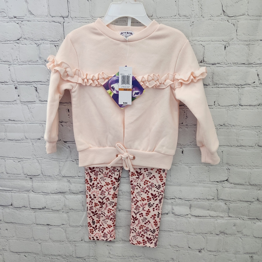 Blueberi Boulevard Pink Ruffle Set